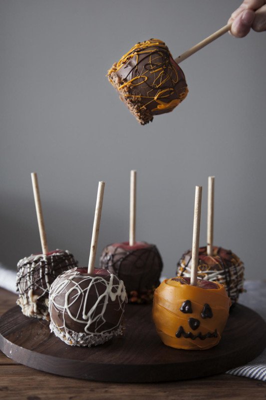 halloween desserts chocolate candy apple
