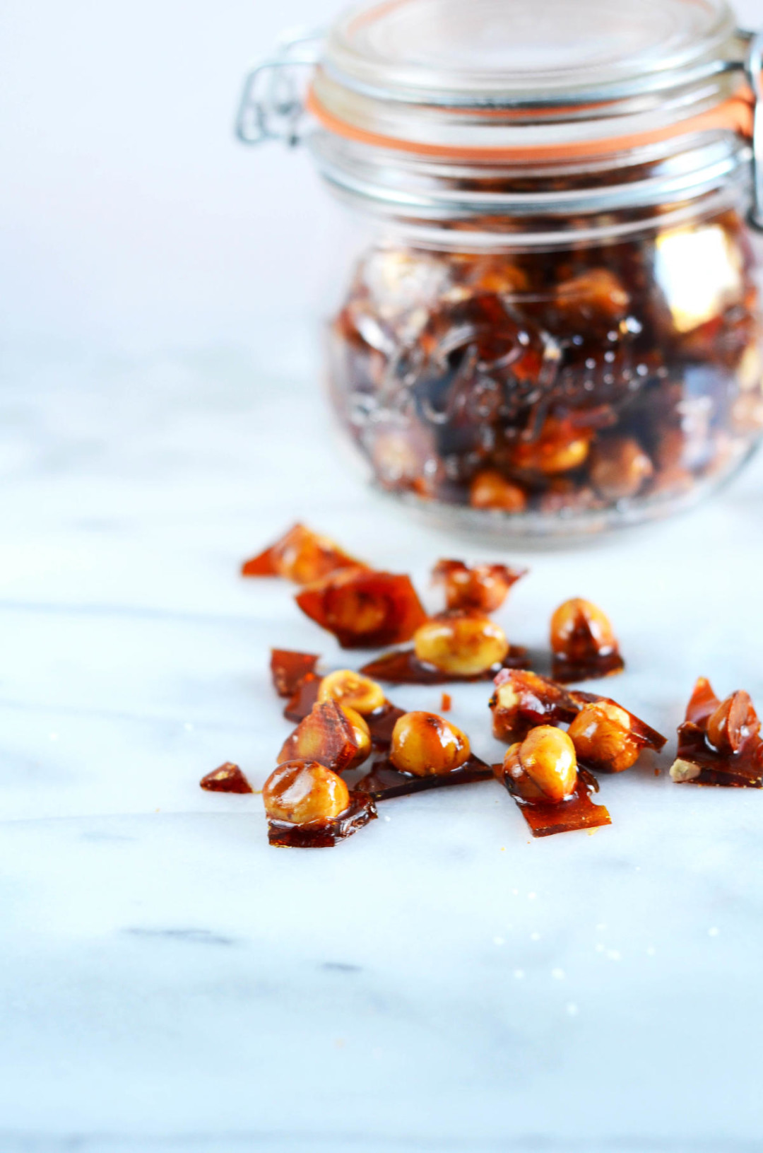 candied hazelnuts