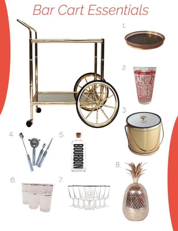 bar cart essentials