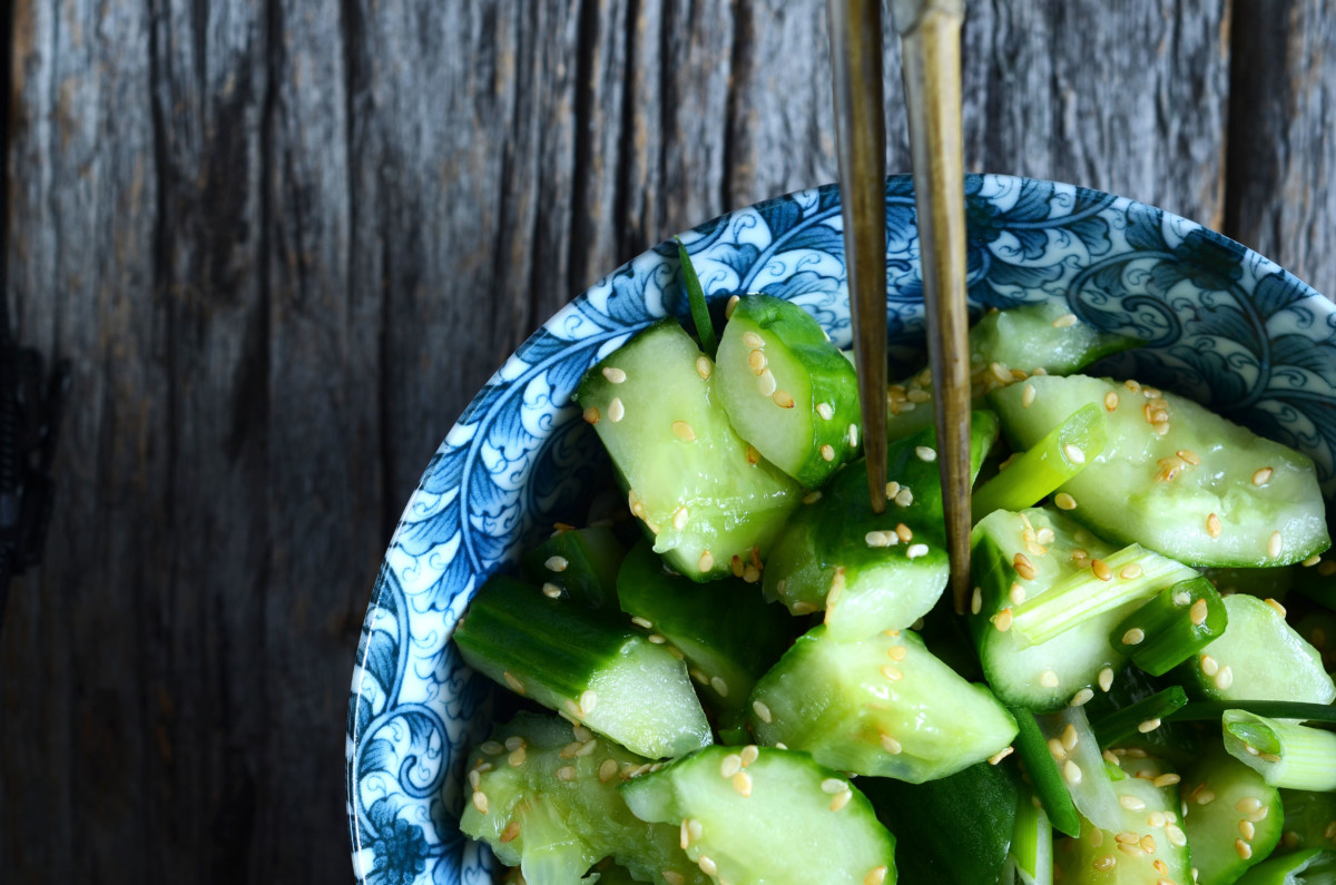 cucumber scallion salad