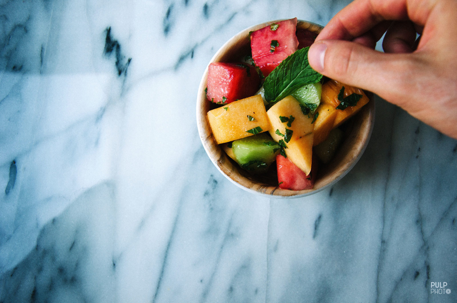 spicy cucumber melon salad