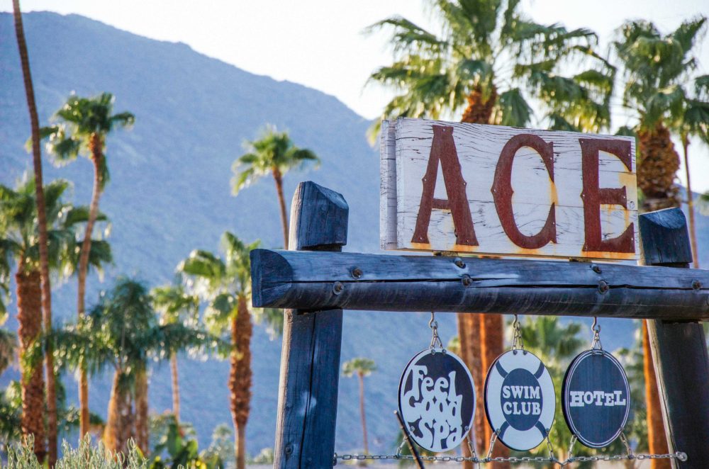 Escape to a hip oasis at the Ace Hotel and Swim Club in Palm Springs for the weekend. Days filled with cocktails, sunshine and fun.