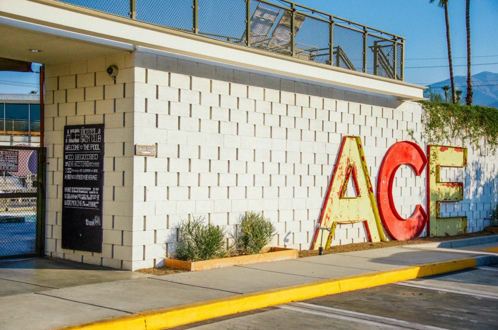 Escape to a hip oasis at the Ace Hotel and Swim Club in Palm Springs for the weekend. Days filled with cocktails, sunshine and fun.