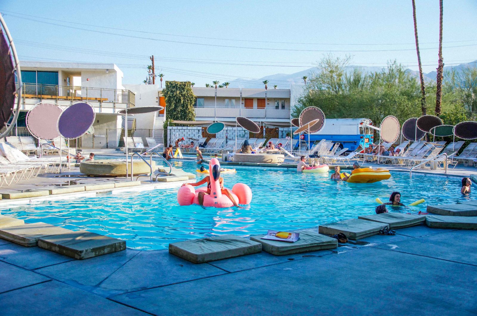 Escape to a hip oasis at the Ace Hotel and Swim Club in Palm Springs for the weekend. Days filled with cocktails, sunshine and fun.