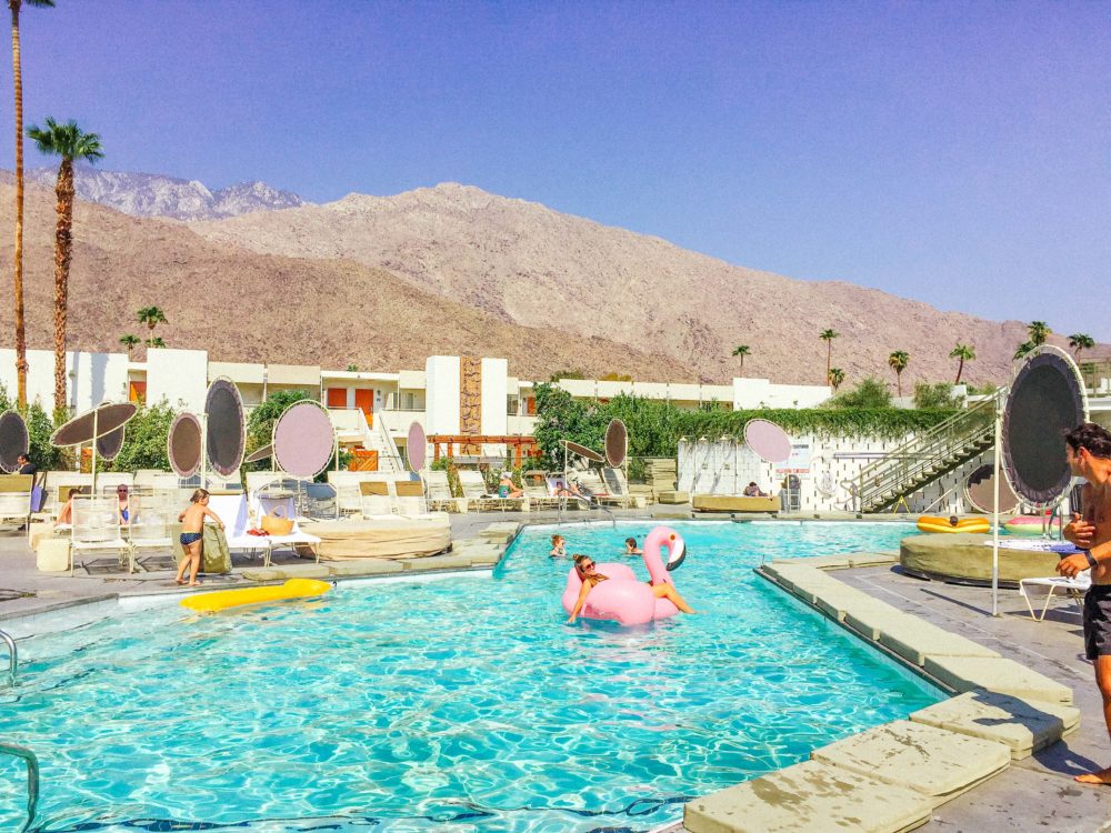 Escape to a hip oasis at the Ace Hotel and Swim Club in Palm Springs for the weekend. Days filled with cocktails, sunshine and fun.