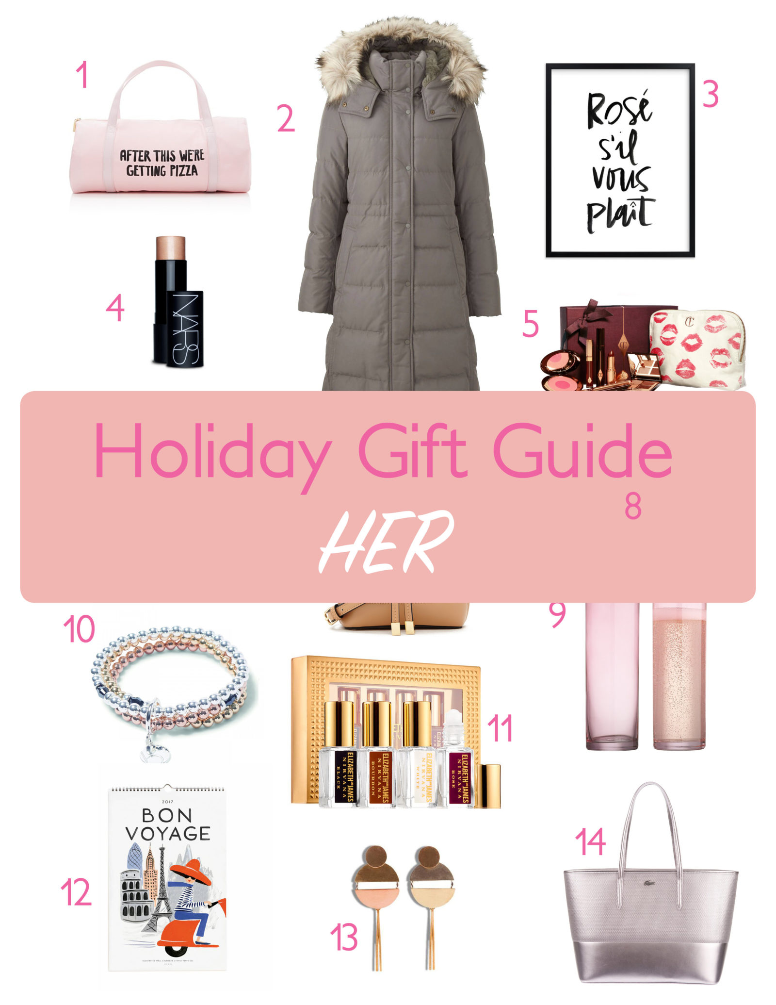 Check out the 2016 holiday gift guide for her. Your significant other, mom, sister, aunt, best friend, all the special ladies in your life.