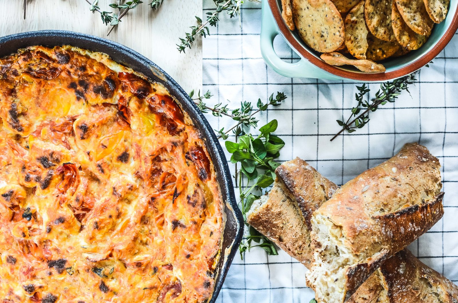 My roasted tomato dip is super easy! It's a crowd pleaser for any occasion, best served as an appetizer or side dish at a party.