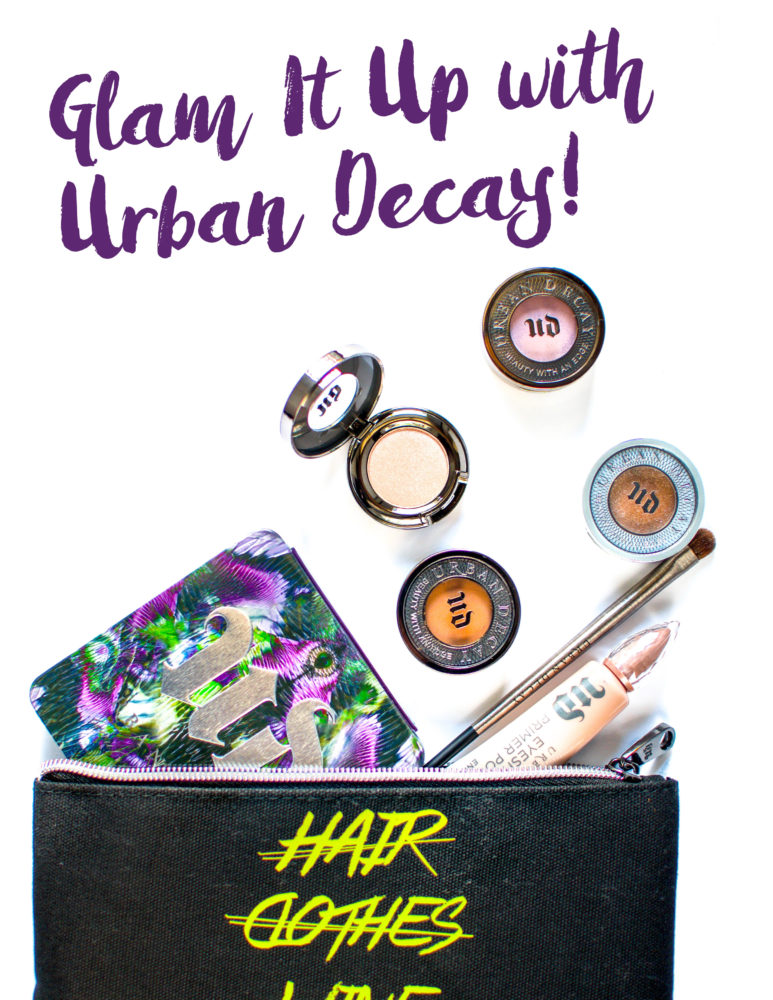 Glam it up with some great makeup products by Urban Decay. I love their Moondust shadows, eyeshadow primer & their new Moondust brush!