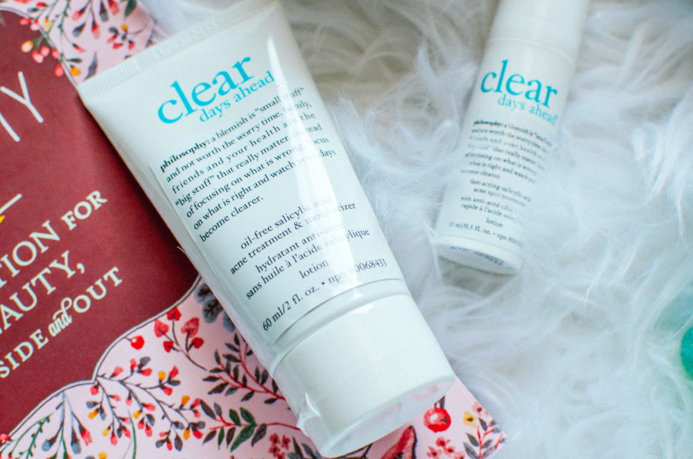 Suffering from adult acne? Check out my thoughts on the Philosophy Clear Days Ahead collection and what products made the cut. 