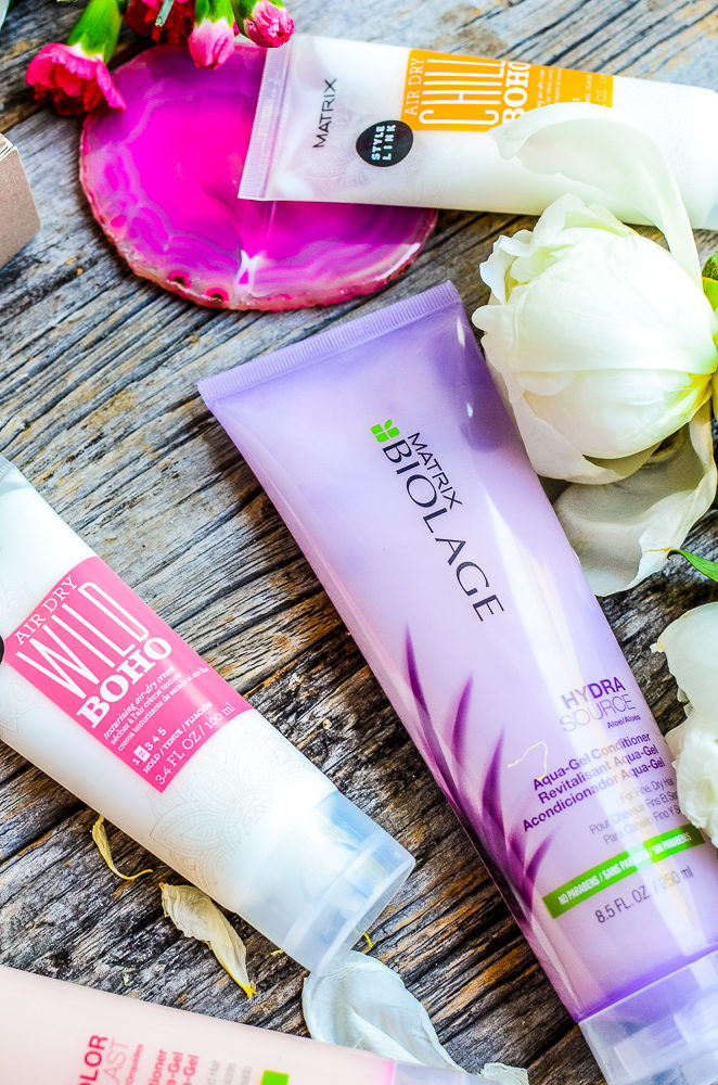 Easy healthy hair tips to help protect your tresses while on your adventures this summer and the latest products from Matrix Canada.