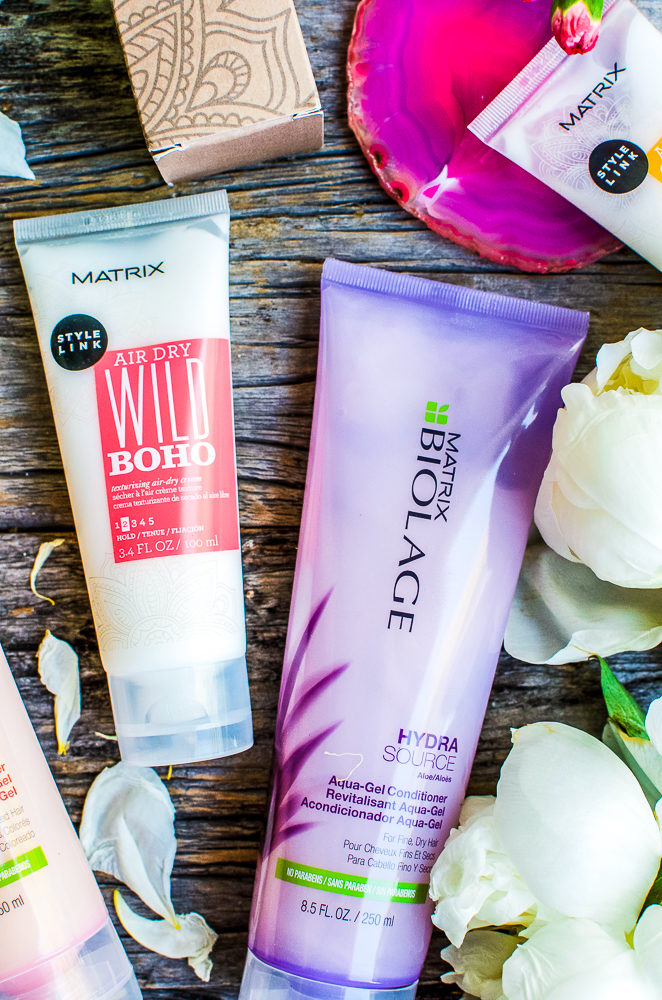 Easy healthy hair tips to help protect your tresses while on your adventures this summer and the latest products from Matrix Canada.