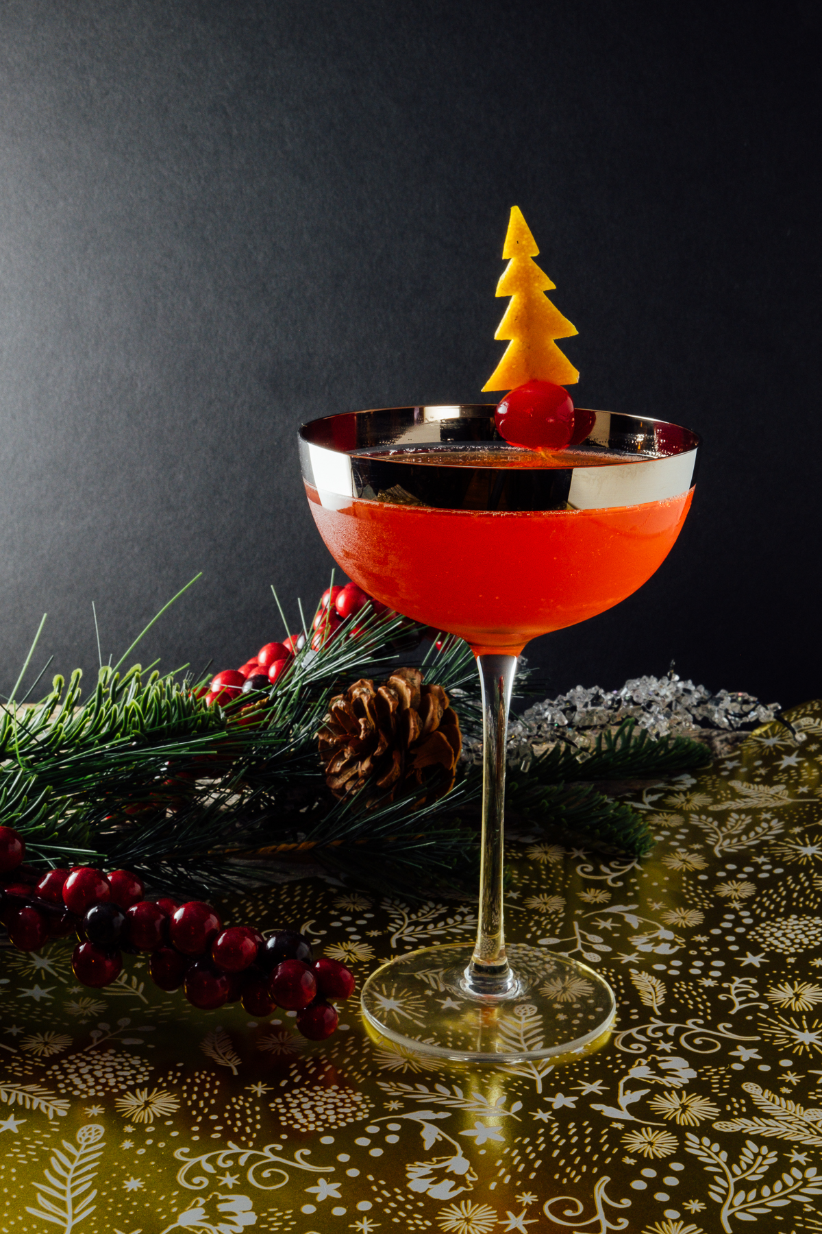 Festive Paper Sleigh Cocktail Recipe