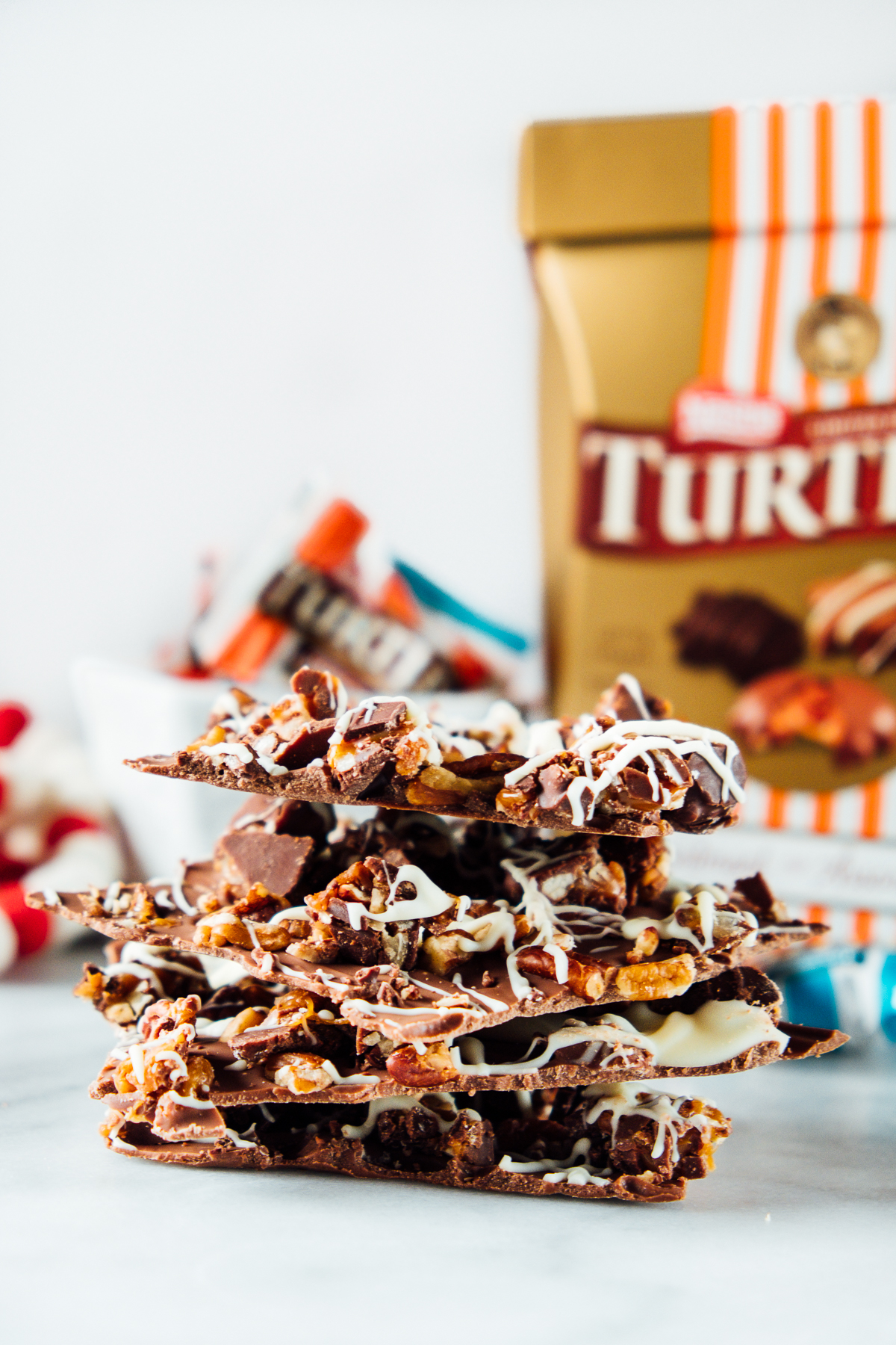 How to Make Chocolate Bark with TURTLES