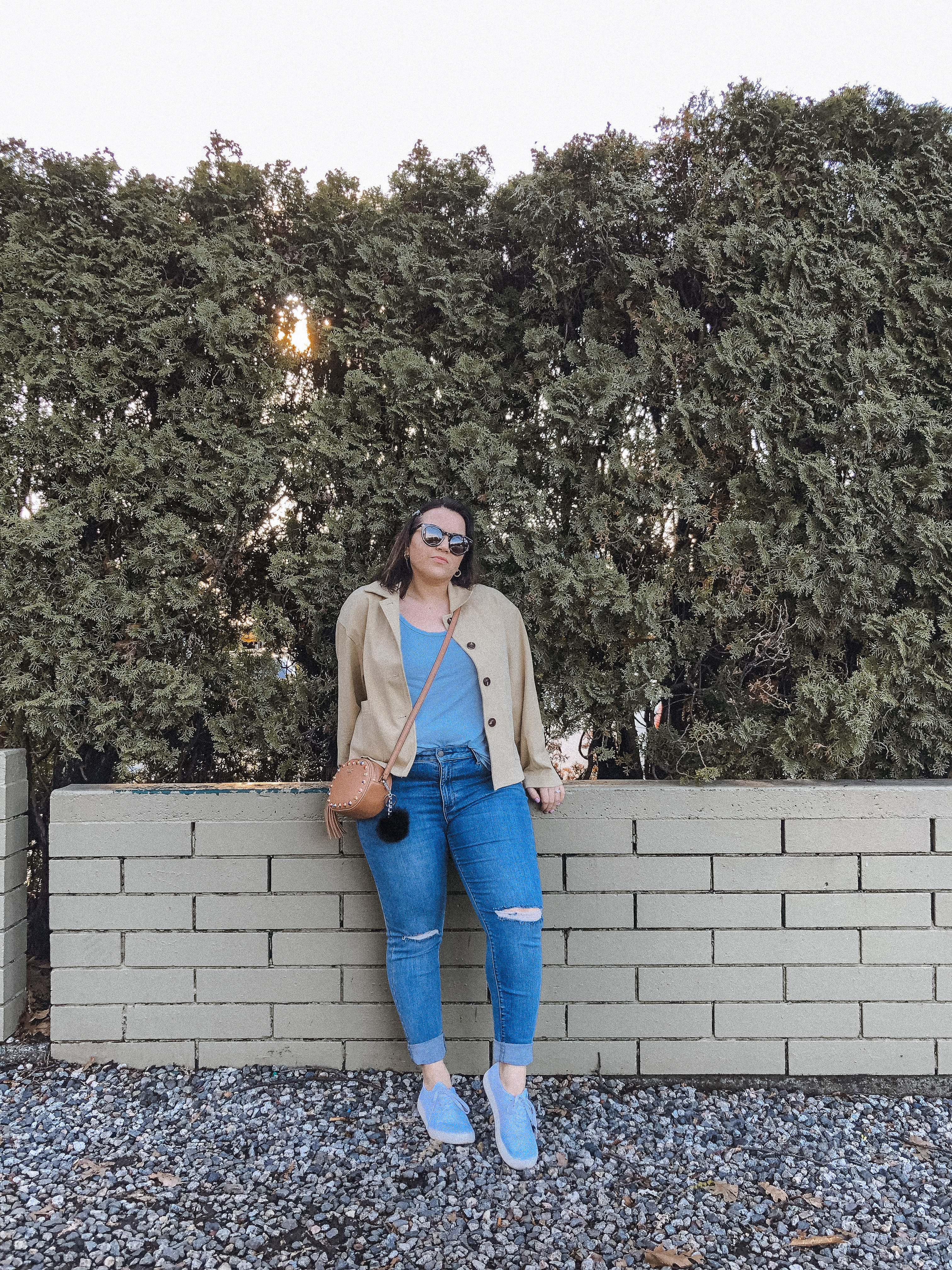 How to Style White Sneakers | With Denim