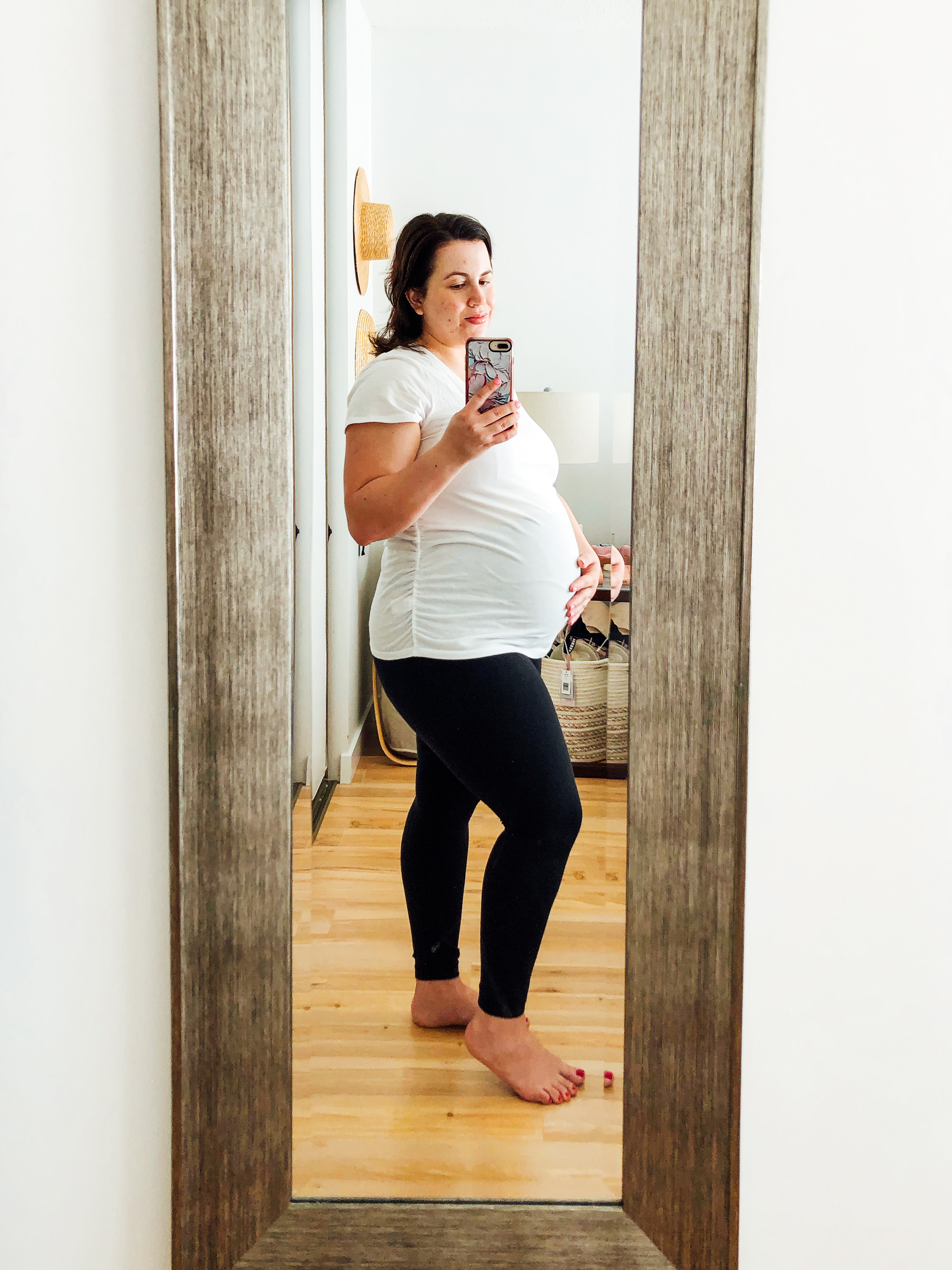 39 Weeks Pregnant Bump Photo