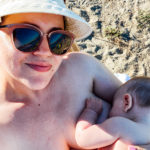 Breastfeeding at the beach