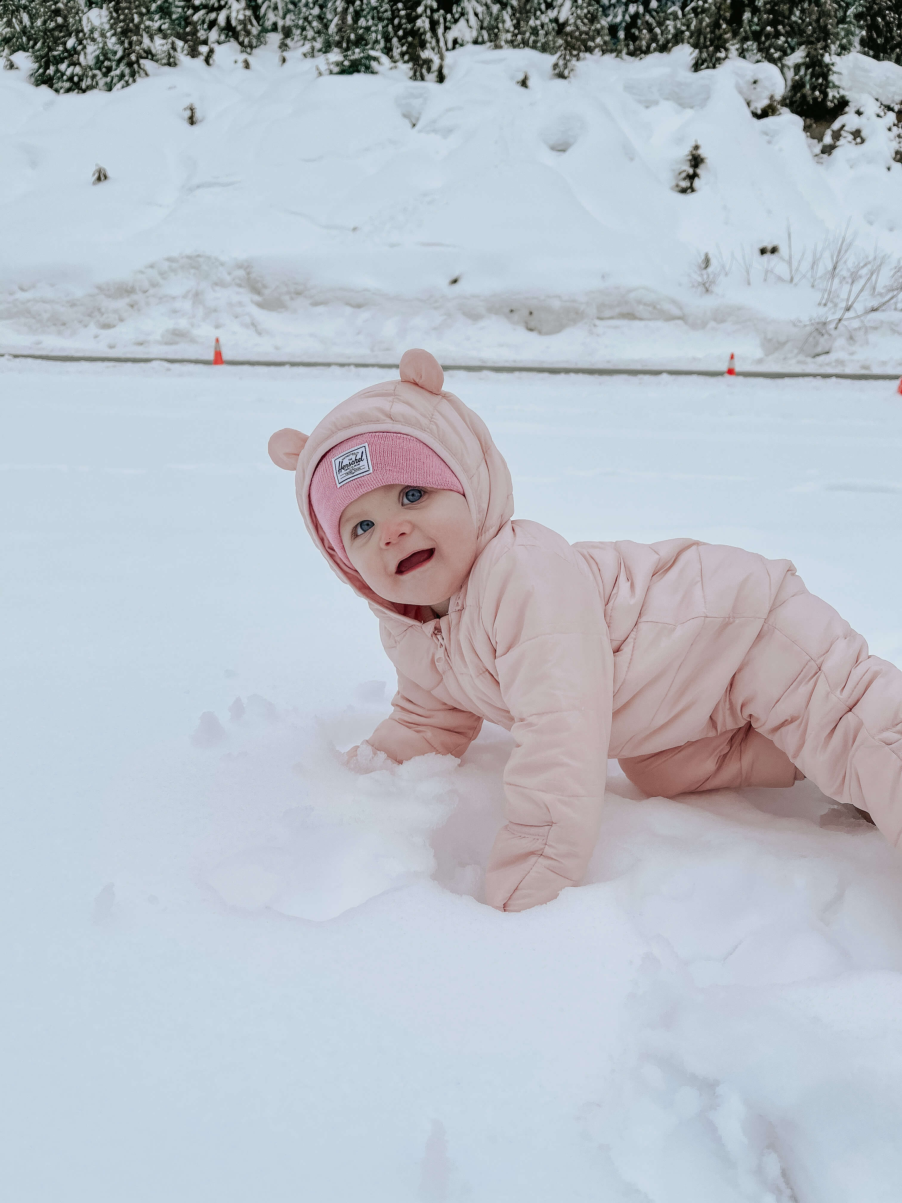 Rowan's First Snow Day