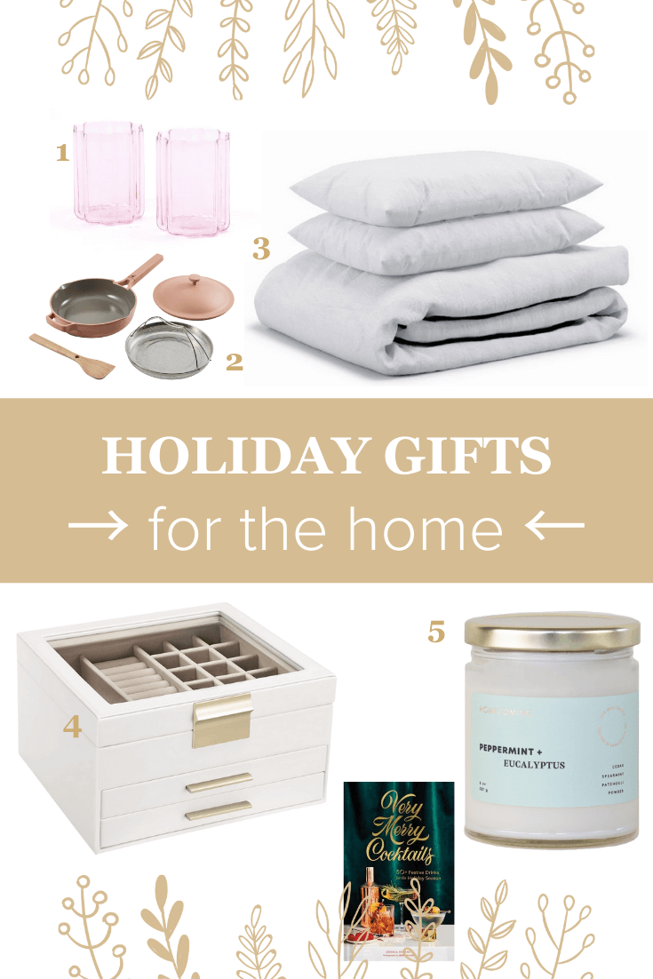holiday gifts in a list